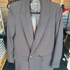 ZARA Oversized Double Breasted Lined Jacket Blazer XS